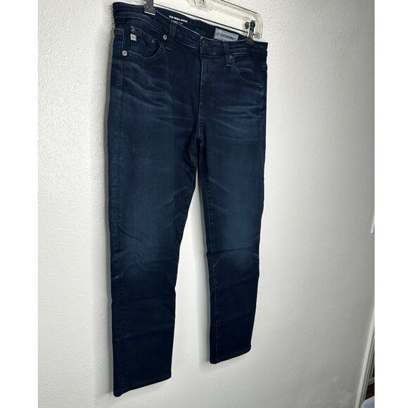 AG Adriano Dark Wash Whiskered The Prima Ankle Cigarette Ankle Jean 30R - Picture 4 of 13